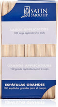 Charger l'image dans la galerie, Applicateurs en bois satinés lisses - Grand format, 100 unités