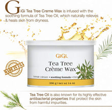 Load image into Gallery viewer, Gigi Tea Tree Creme Wax, 14 ounces