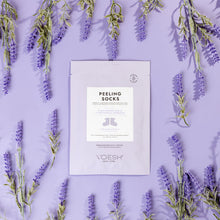 Load image into Gallery viewer, VOESH Exfoliating Peeling Socks - Foot Peeling Mask - Foot Masks Socks - Foot Peel Callus Remover - Exfoliating Peeling Socks for Dry Feet - Pedicure Foot Peel - One Pair of Peeling Socks - Foot Masks