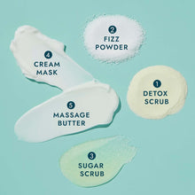 Load image into Gallery viewer, VOESH Pedi in a Box O2 Fizz 5 Step - Trio, Mint Mimosa, Lavender Vanilla, Raspberry Sorbet