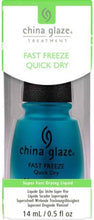 Load image into Gallery viewer, China Glaze Fast Freeze Quick Dry, 0.5 oz