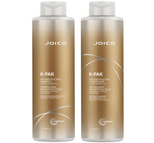 Charger l'image dans la galerie, JOICO K-PAK Shampoing et revitalisant reconstructeurs 1 L Duo