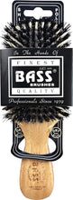 Charger l'image dans la galerie, Brosse à cheveux Bass Brushes 100 % poils de sanglier, style club classique pour homme, avec manche 100 % bambou pur. Elle fait briller, revitalise et polit. Modèle n° 153