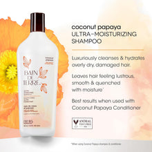 Charger l'image dans la galerie, Bain de Terre Shampoing ULTRA HYDRATANT COCO PAPAYA 1L