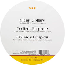 Load image into Gallery viewer, GiGi Clean Collars for 14-Ounce Wax Warmers, 50 Pieces