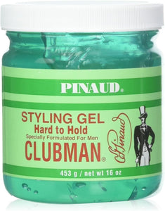 Clubman Style Gel Mens Hard To Hold 16 Ounce (473ml)