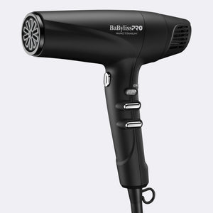 Sèche-cheveux ionique double haute vitesse BaBylissPRO Nano Titanium™, noir - BNT9100BKC