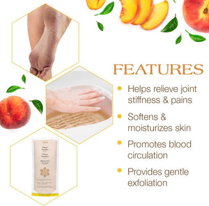 Cire de paraffine à la pêche Gigi avec aloe vera, 16 onces