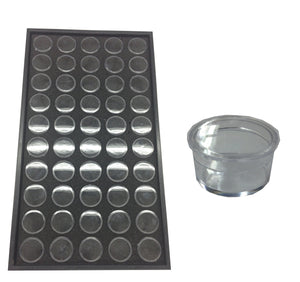 BEAUTISHAPE GEM JARS MINI 50 PK