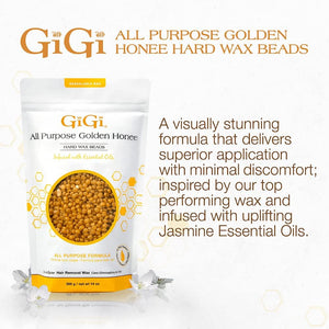 Perles de cire GiGi, formule dorée tout usage, 14 oz