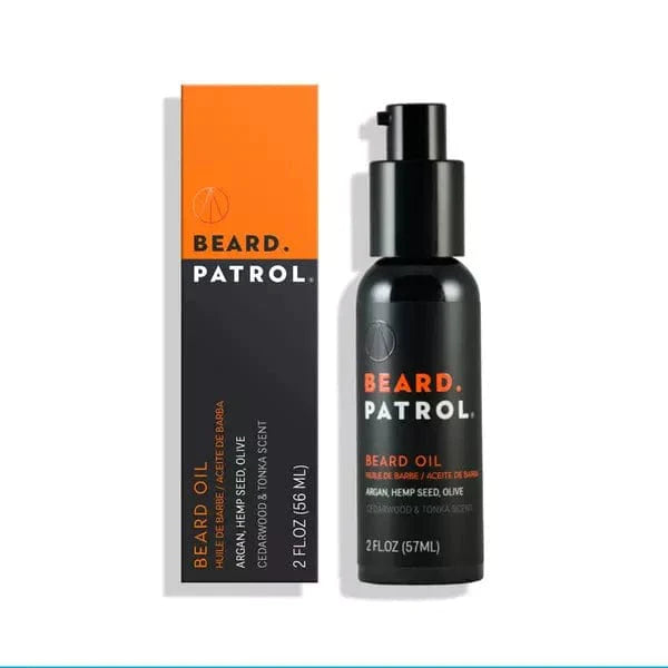 Beard Patrol Beard Oil - Softens, Smooths & Strengthens Beard Growth - 57ml / 2fl oz
