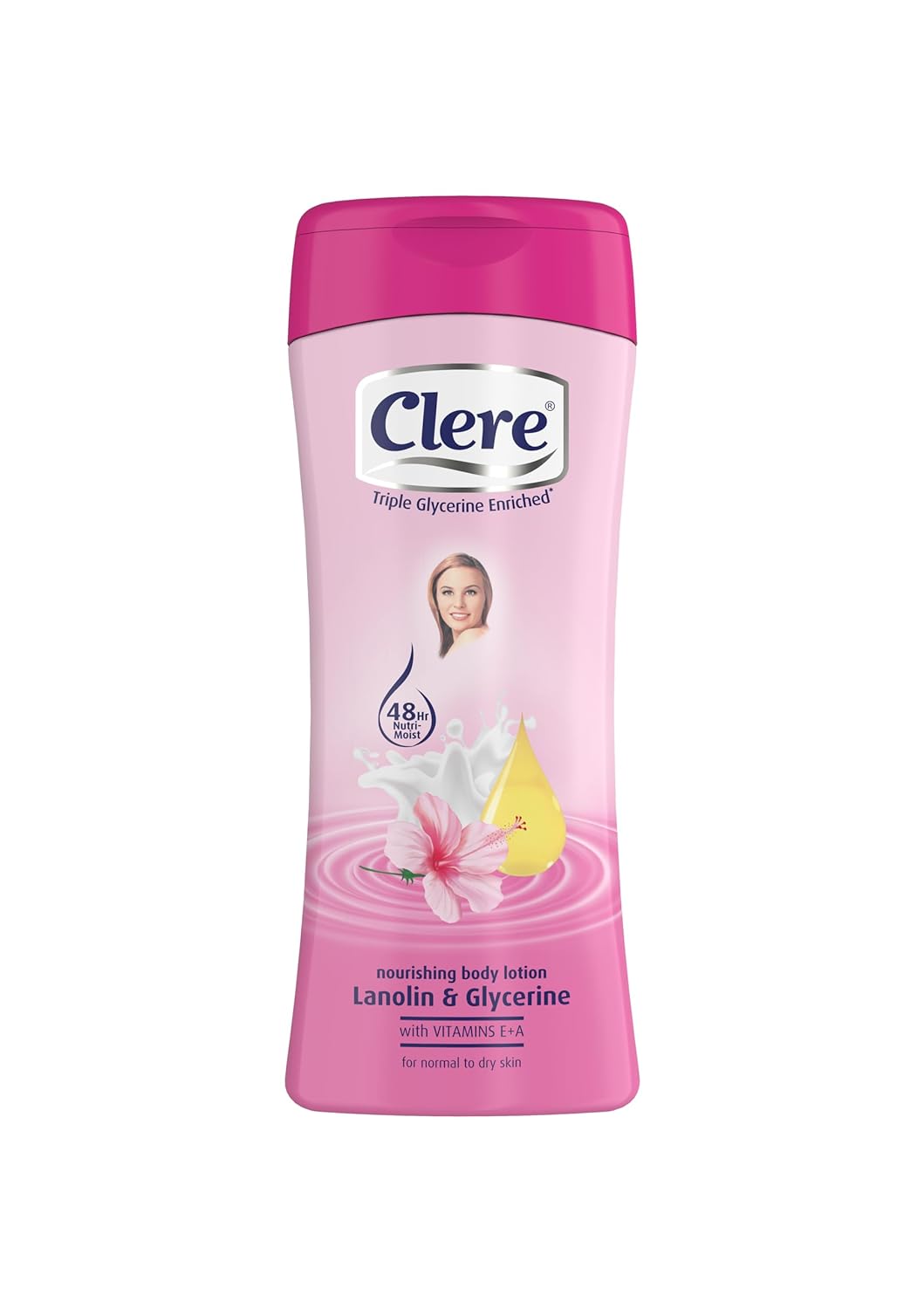 CLERE HAND & BODY LOTION LANOLIN & GLYCERINE 400ML