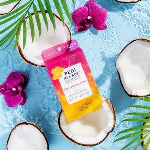 VOESH Pedi In A Box Deluxe 4 étapes, Coco Colada Oasis