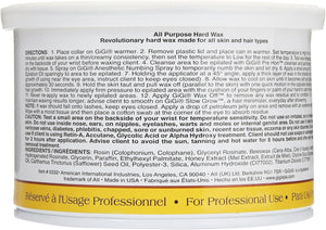 GIGI Gigi cire dure tout usage au miel 14 oz, blanc, blanc, 0,83 livre