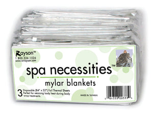 MYLAR BLANKETS 52 X 84" 3 PACK"