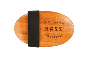 Brosses pour animaux de compagnie en nylon et poils de sanglier, manche en bambou et paume moyenne