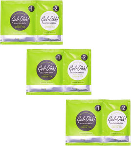 Gel-Ohh Jelly Spa AvryBeauty - Thé vert, paquet de 3