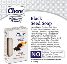 Charger l&#39;image dans la galerie, Savon aux graines noires Clere - 150 g
