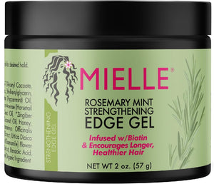 Gel de bordure Mielle Romarin Menthe 2 oz
