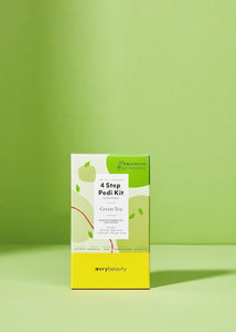Kit pédicure AvryBeauty 4 étapes – Thé vert – Lot de 2