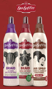 Sta-Sof-Fro Hair & Scalp Spray Comb Out Conditioner with Lanolin, Extra Dry, 8 fl oz