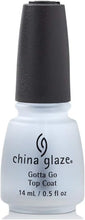 Load image into Gallery viewer, China Glaze Gotta Go Top Coat, 0.5 oz
