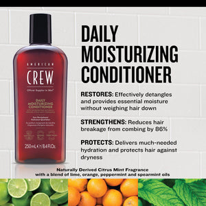 AMERICAN CREW DAILY MOISTURIZING CONDITIONER 8.4OZ/250ML