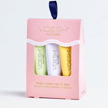 Charger l&#39;image dans la galerie, Trio de crèmes corporelles végétaliennes VOESH (Tangerine Glow + Lavender Land + Green Tea)
