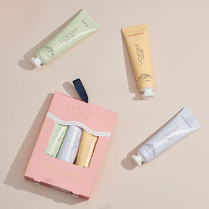 Trio de crèmes corporelles végétaliennes VOESH (Tangerine Glow + Lavender Land + Green Tea)