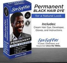 Load image into Gallery viewer, Sta Sof Fro Men Permanent Hair Colour Jet Black
