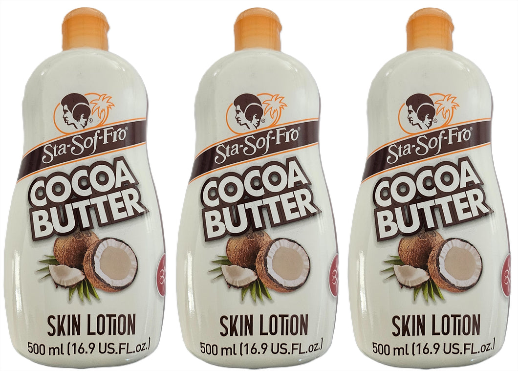 Sta Sof Fro Cocoa Butter Skin Lotion 500 ml - 3 pack