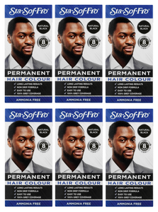 Sta Sof Fro Men Permanent Hair Colour Natural Black - 6 Pack