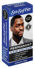Load image into Gallery viewer, Sta Sof Fro Men Permanent Hair Colour Natural Black - 6 Pack
