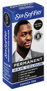 Sta Sof Fro Men Permanent Hair Colour Natural Black - 6 Pack