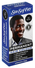 Load image into Gallery viewer, Sta Sof Fro Men Permanent Hair Colour Jet Black - 6 Pack
