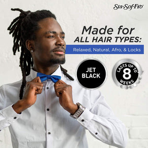 Sta Sof Fro Men Permanent Hair Colour Jet Black - 6 Pack