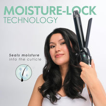 Load image into Gallery viewer, MINT Extra Long Curling Iron 1.5 Inch for Easy Long-Lasting Waves | Professional Hair Curler/Waver for Beach Waves, Very Loose Curls and Volume | Ionic Ceramic Tourmaline Barrel | Auto Shut Off Dual Voltage
