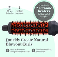 Charger l'image dans la galerie, Brosse thermique MINT 1 1/3 pouce pour des boucles, du volume et des ondulations sans effort
