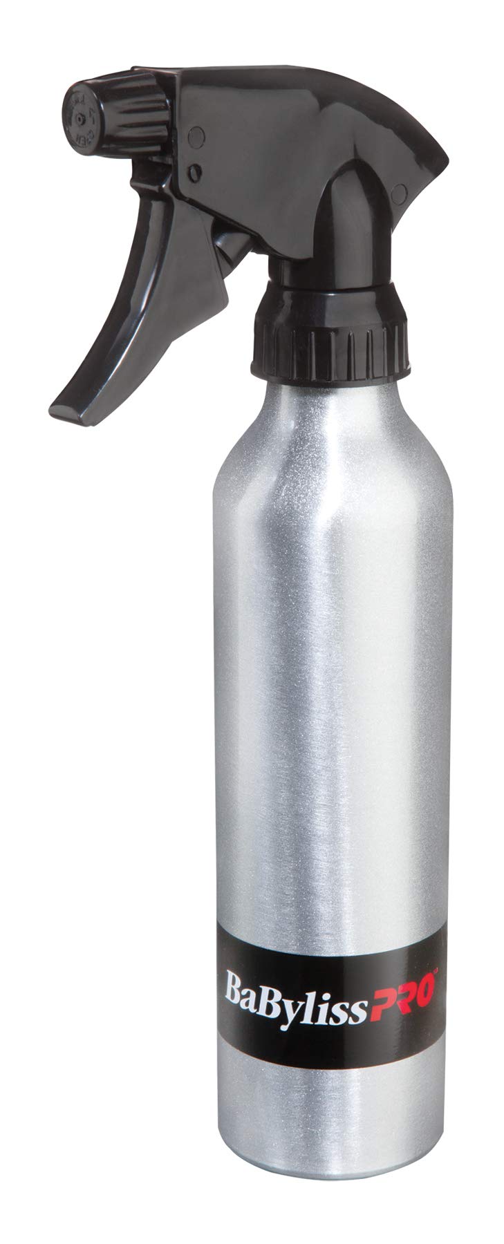 Flacon pulvérisateur en aluminium argenté BabylissPro 250 ml - BESSPRAY6UCC