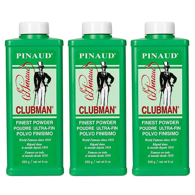 Poudre Clubman Finest 9 oz (paquet de 3)