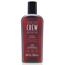 Load image into Gallery viewer, AMERICAN CREW 3-in-1 Shampoo, Conditioner, and Body Wash 8.4OZ/250ML
