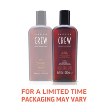 Load image into Gallery viewer, AMERICAN CREW 3-in-1 Shampoo, Conditioner, and Body Wash 8.4OZ/250ML
