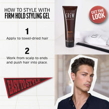 Load image into Gallery viewer, AMERICAN CREW FIRM HOLD STYLING GEL 13.1OZ/390ML
