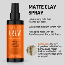 Load image into Gallery viewer, AMERICAN CREW MATTE CLAY SPRAY 5.1OZ/150ML
