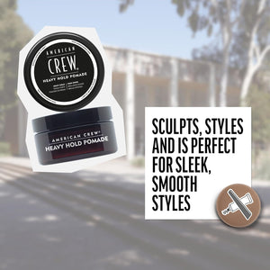 AMERICAN CREW HEAVY HOLD POMADE 3OZ/85G