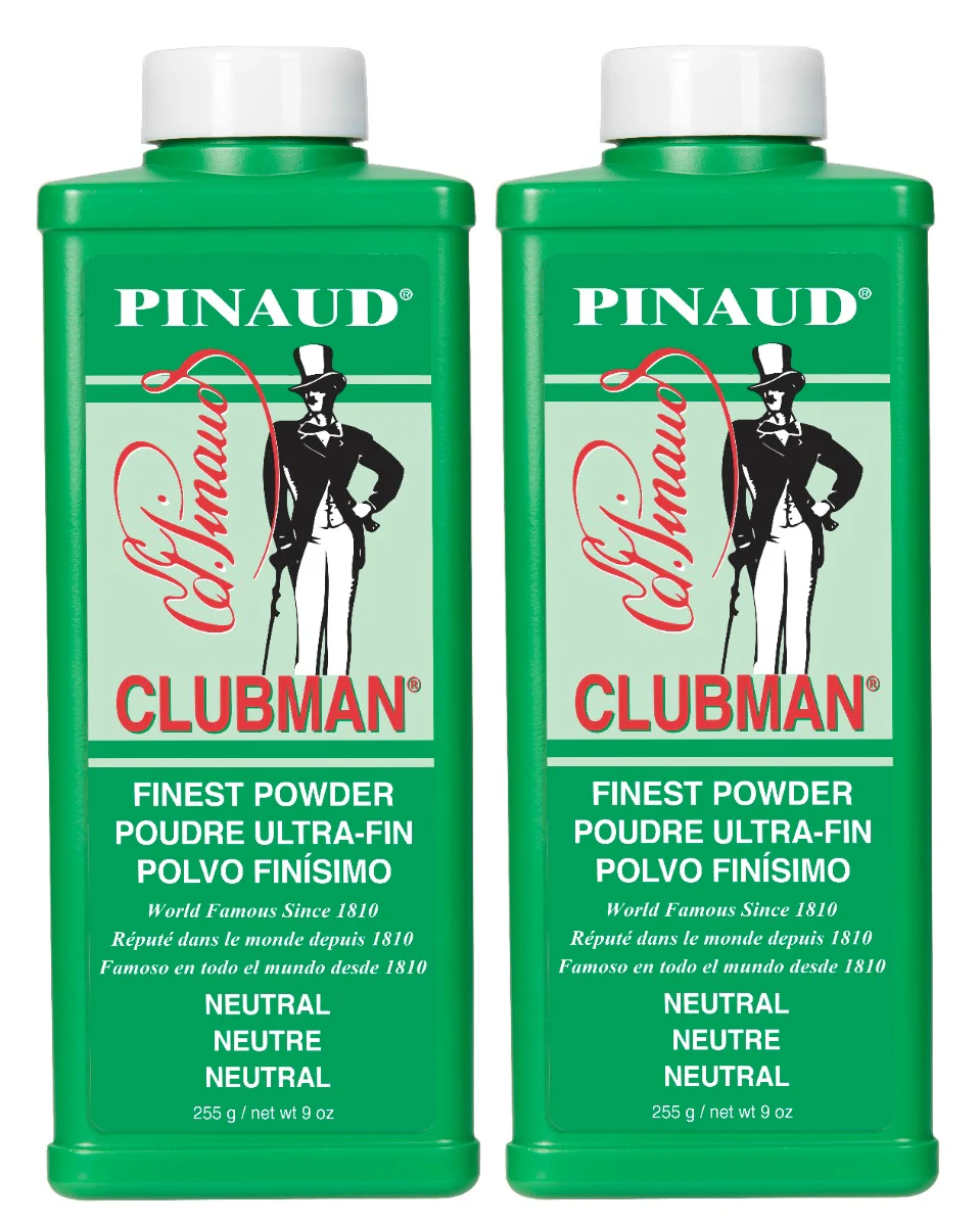 Poudre Clubman Finest 9 oz (paquet de 2)