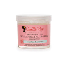 Load image into Gallery viewer, Camille Rose Mint Condition Nourishing Braiding Gel “Extreme Hold” 355mL
