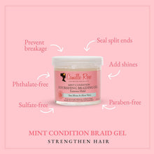 Load image into Gallery viewer, Camille Rose Mint Condition Nourishing Braiding Gel “Extreme Hold” 355mL
