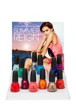 Charger l'image dans la galerie, China Glaze Polish SUMMER REIGN (bright purple shimmer 0.5oz
