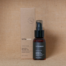 Charger l'image dans la galerie, VITAMAN Shave Oil &amp; Beard Oil 1.1 fl oz / 50mL
